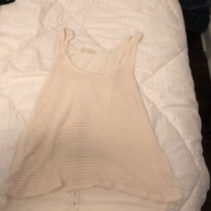 Cream tank top